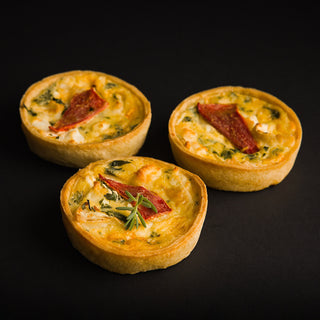 Red Pepper, Tomato & Goats Cheese Tart