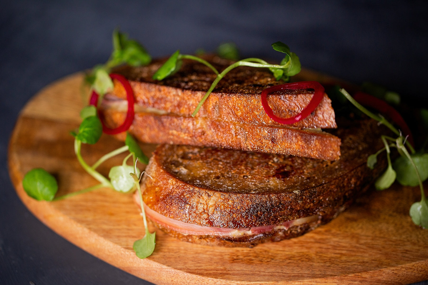 CROQUE MONSIEUR WITH COUNTRY WHITE SOURDOUGH