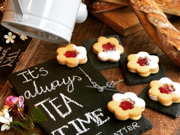 Making Jam filled Shortbread Biscuits with Sharon Price